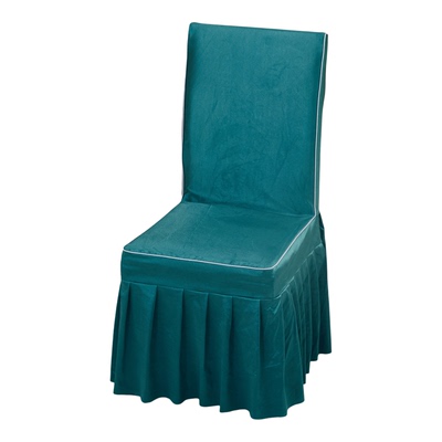 新款加厚纯色贡缎酒店椅子套定制