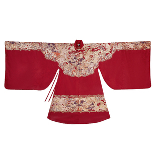 织造司原创明制婚服[两不疑]圆领袍男立领大袖袄霞帔马面裙女汉服