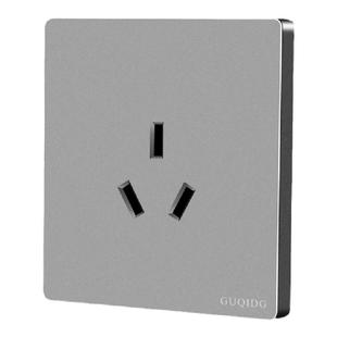 国际电工16a空调插座面板开关家用16安三孔大功率热水器大孔三插