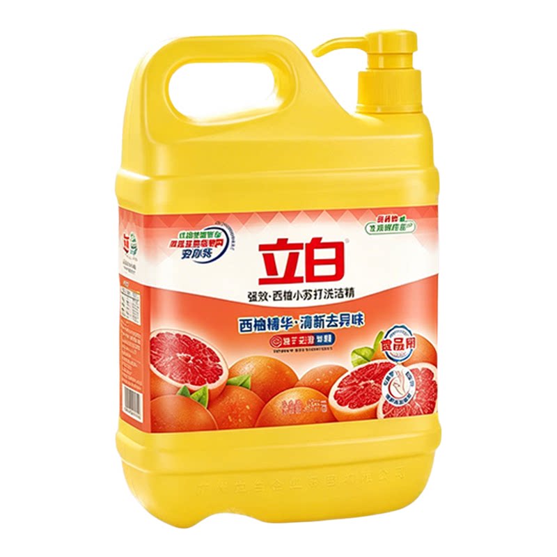 立白洗洁精清新去异味食品用