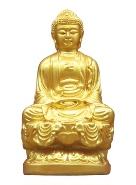 释迦牟尼佛像石膏摆件居家供奉