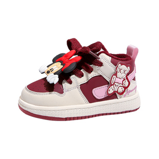 ABC ANGF宝宝学步鞋2026冬季新款女宝学前鞋软底板鞋男童鞋加绒