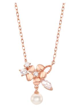 cottiny嵌锆石女款性感锁骨项链