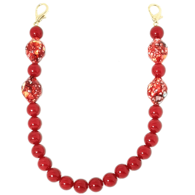 花纹珍珠包包链手机链百搭