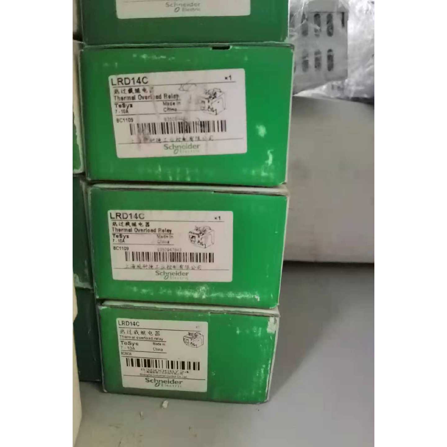 议价现货实价LRD14C施耐德热过载继电器7-10A全新原装正品热继电