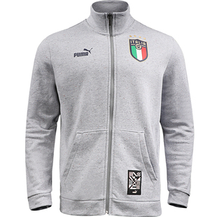 PUMA彪马新款男子意大利国家队运动上衣休闲外套夹克 FIGC 767137