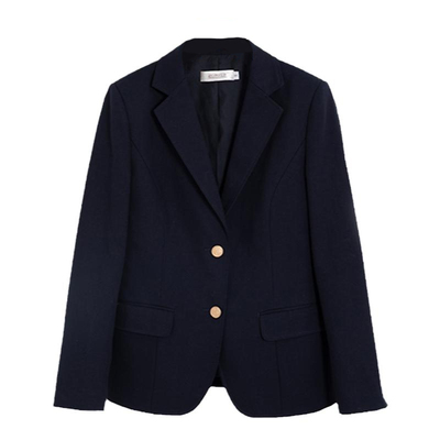 西服羊毛基础款jk制服外套中牌