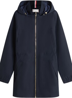 Tommy女装防泼水收腰连帽夹克
