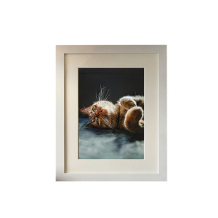 空山实木黑白相框简约现代装饰画框博物馆级高透低反光