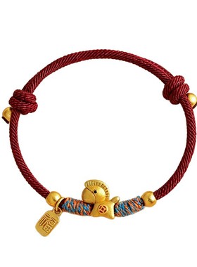 普陀山2026足银S999小马手链手绳