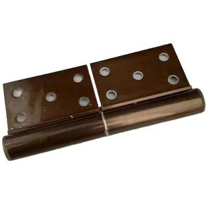 大门铝合页加厚5孔铝合金门香槟色卫生间通用型平开门合页大全