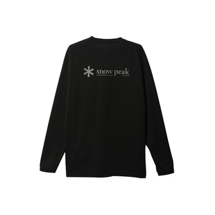 snowpeak雪峰虫盾长袖T恤休闲卫衣轻薄透气男女款上衣SW-24SU006