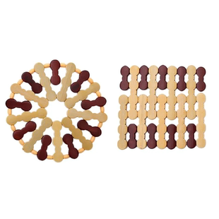 家用竹子隔热垫大号套装 砂锅垫防烫餐桌垫子餐垫碗垫盘垫耐高温