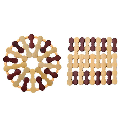 家用竹子隔热垫大号砂锅防烫餐桌