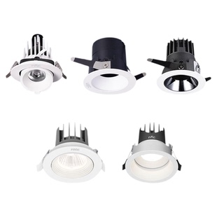 雷士照明led射灯嵌入式小山丘防眩天花灯店铺商用款洗墙灯cob筒灯