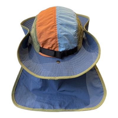 夏季中大童披肩遮阳防晒渔夫帽