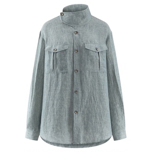 AUTI SEMINARIO X LOOKNOW2026春夏新品汉麻宽松立领外套