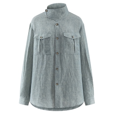 AUTI SEMINARIO X LOOKNOW2026春夏新品汉麻宽松立领外套