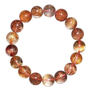 发晶手串亲宝水晶天然冰种钛晶手链猫眼彩发晶银钛晶项链饰品女男