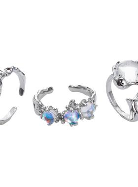 时尚个性小众设计戒指女