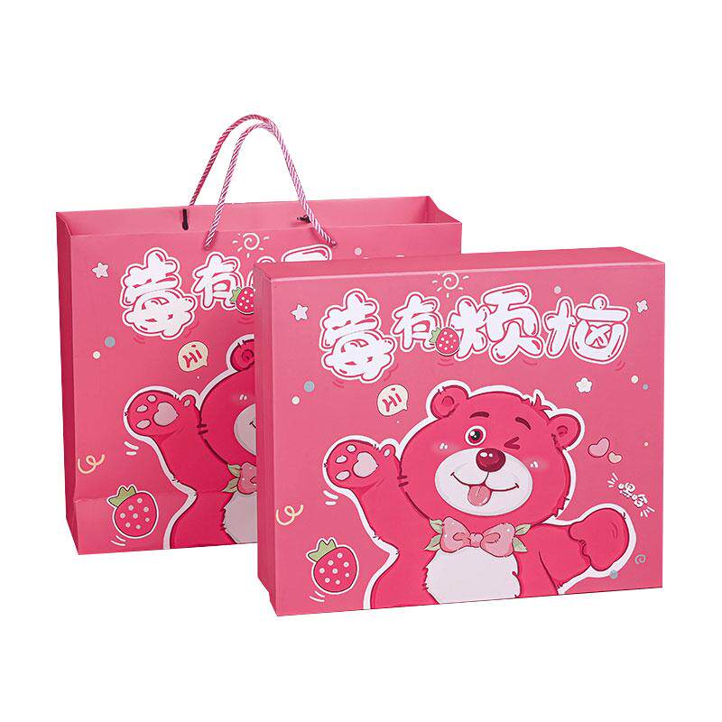 迪士尼草莓熊正版零食大礼包礼盒