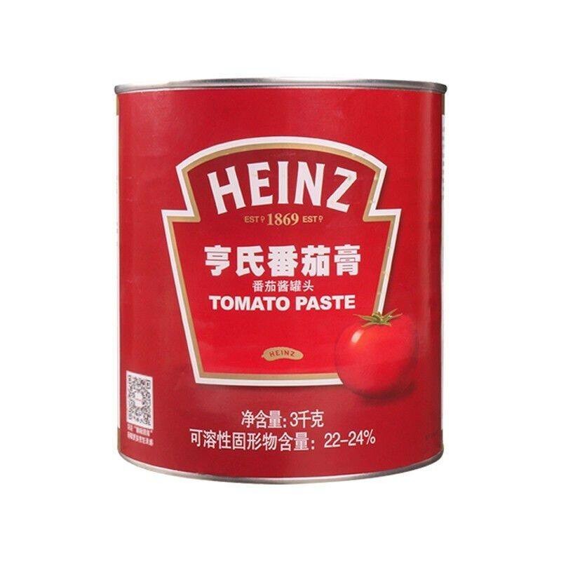 亨氏番茄膏3kg*6罐商用西餐披萨意大利面番茄火锅炒料浓缩番茄酱
