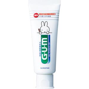GUM康齿家米菲儿童牙膏水果味70g换牙期水果味低氟防蛀牙防龋齿