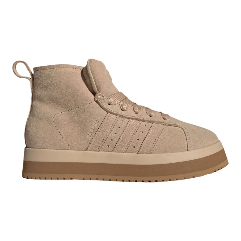 adidas阿迪达斯三叶草男女CAMPUS保暖面包短靴厚底雪地靴JR3735