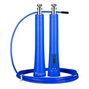 德育龙中考跳绳中学生初中生计时计数器体育考试钢丝绳竞速专用绳