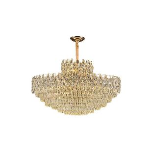 高端豪华水晶灯大气客厅吊灯2025年新款别墅大厅餐厅主灯中山灯具