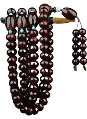 星玺正宗海南黄花梨手串算盘珠