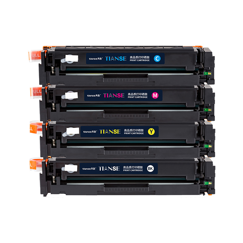 天色适用惠普M252dw硒鼓M277dw墨粉盒HP m277n m274n墨盒彩色激光打印机M252n粉盒HP 201A CF400碳粉盒