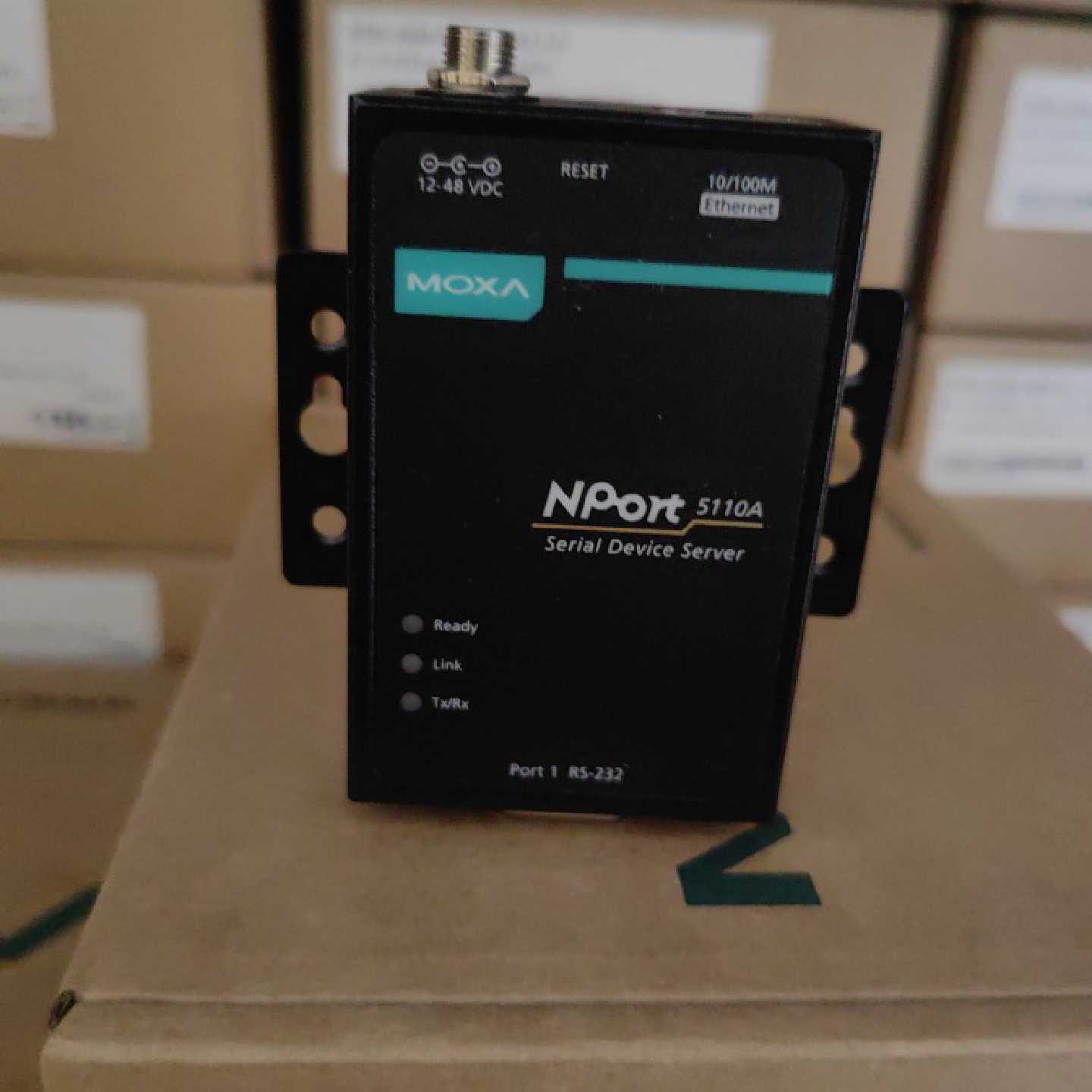 议价MOXA NPORT 5110A RS-232 1口串口服务器 现货