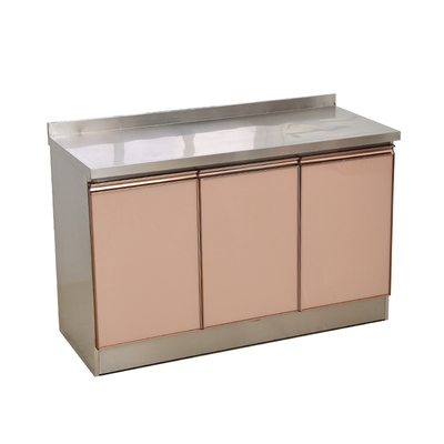 全钢玻璃钢包木橱柜简易