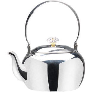 304特厚不锈钢茶壶茶馆餐厅酒楼中式茶水壶家居户外功夫茶烧水壶