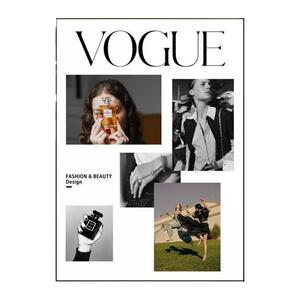 VOGUE时尚杂志海报装饰画北欧ins