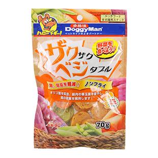 日本多格漫爱犬消臭果蔬片70g 红薯片蔬菜片狗零食磨牙零食