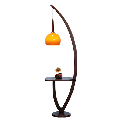 极有家品质工厂高级感实木落地灯