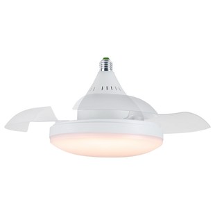 2025新款隐形风扇灯e27螺口小吊扇灯大风力餐厅 卧室家用电扇吊灯