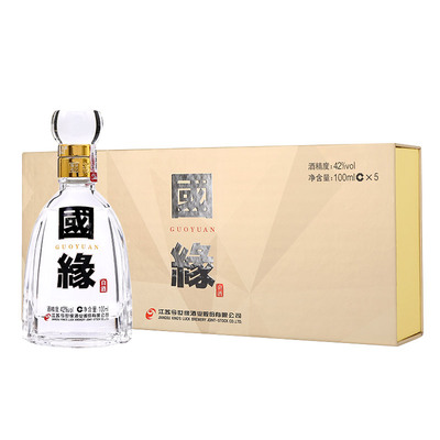 国缘四开小酒礼盒42度100ml*5