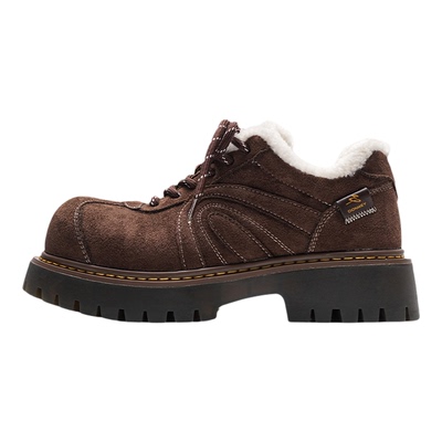 多嘴驴Donkey棕色加绒德比鞋