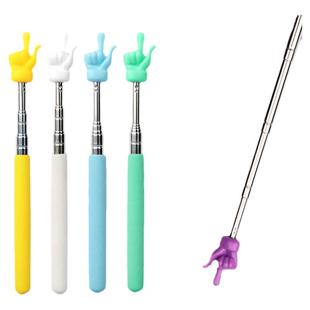 可伸缩指读棒老师教师专用儿童阅读看书伸缩手指棒幼儿园指读笔钢琴指引杆教鞭银行人大堂经理引导指挥教棍