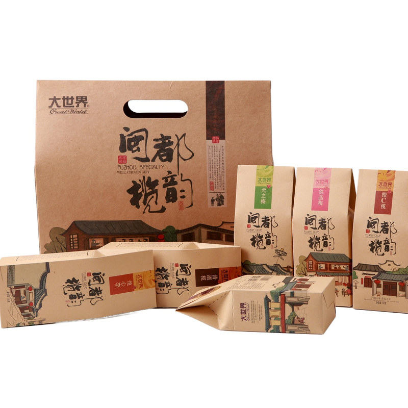 福建特产大世界橄榄闽都榄韵包装蜜饯零食美食休闲食品小吃108克