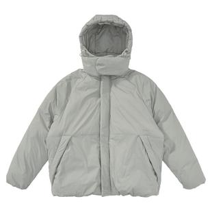 Mentmate 秋冬护脖连帽羽绒棉外套 男女款百搭纯色保暖棉衣棉服厚