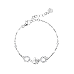 ROSECITY有财花蜂巢手链女高级感轻奢小众精致配饰生日新年礼物