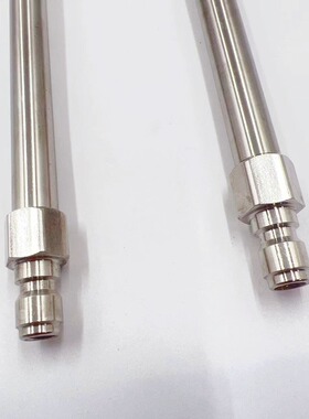 高压水枪加长杆快插17英寸不锈钢延长杆1 4公母头快速连接4000PSI