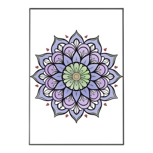 解压曼陀罗DIY涂鸦填色书儿童绘画益智创意色彩成人减压涂色画本