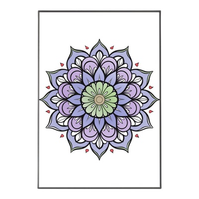 解压曼陀罗DIY涂鸦填色书