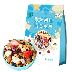 中粮山萃酸奶果粒混合麦片350g/袋