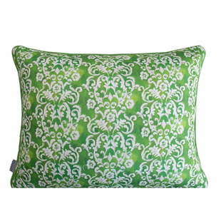 MOOYA花开半夏 法式蓝绿色抱枕轻奢靠枕沙发客厅新款靠垫高级复古